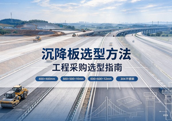 茂名沉降板选择方法